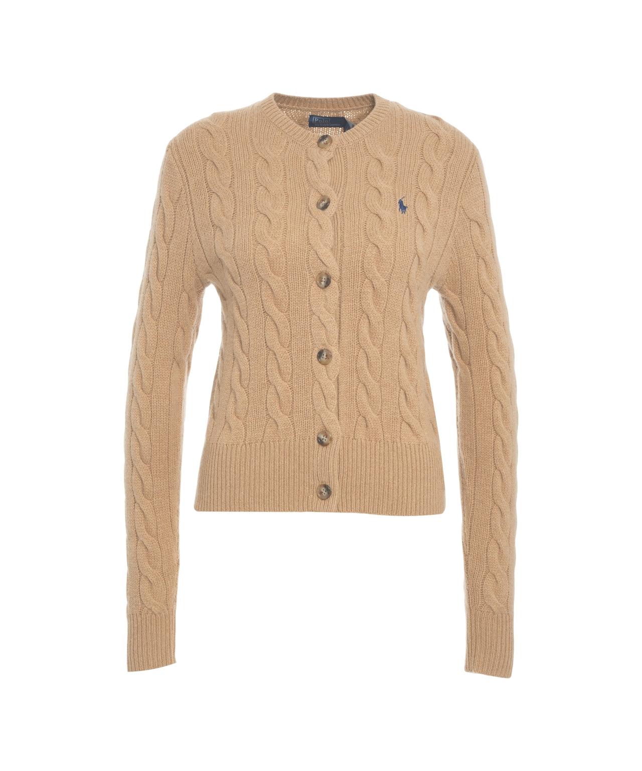 Cardigan with cable knit pattern Product Image