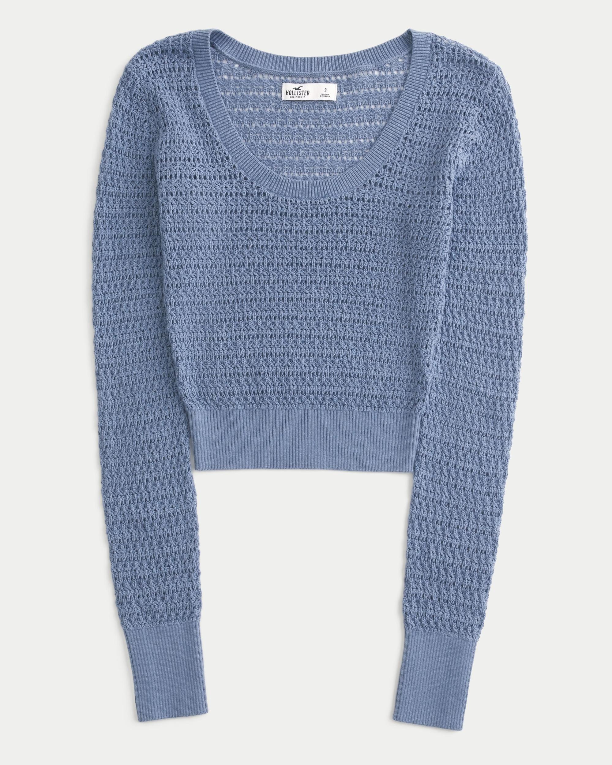 Stitchy Scoop Sweater Product Image