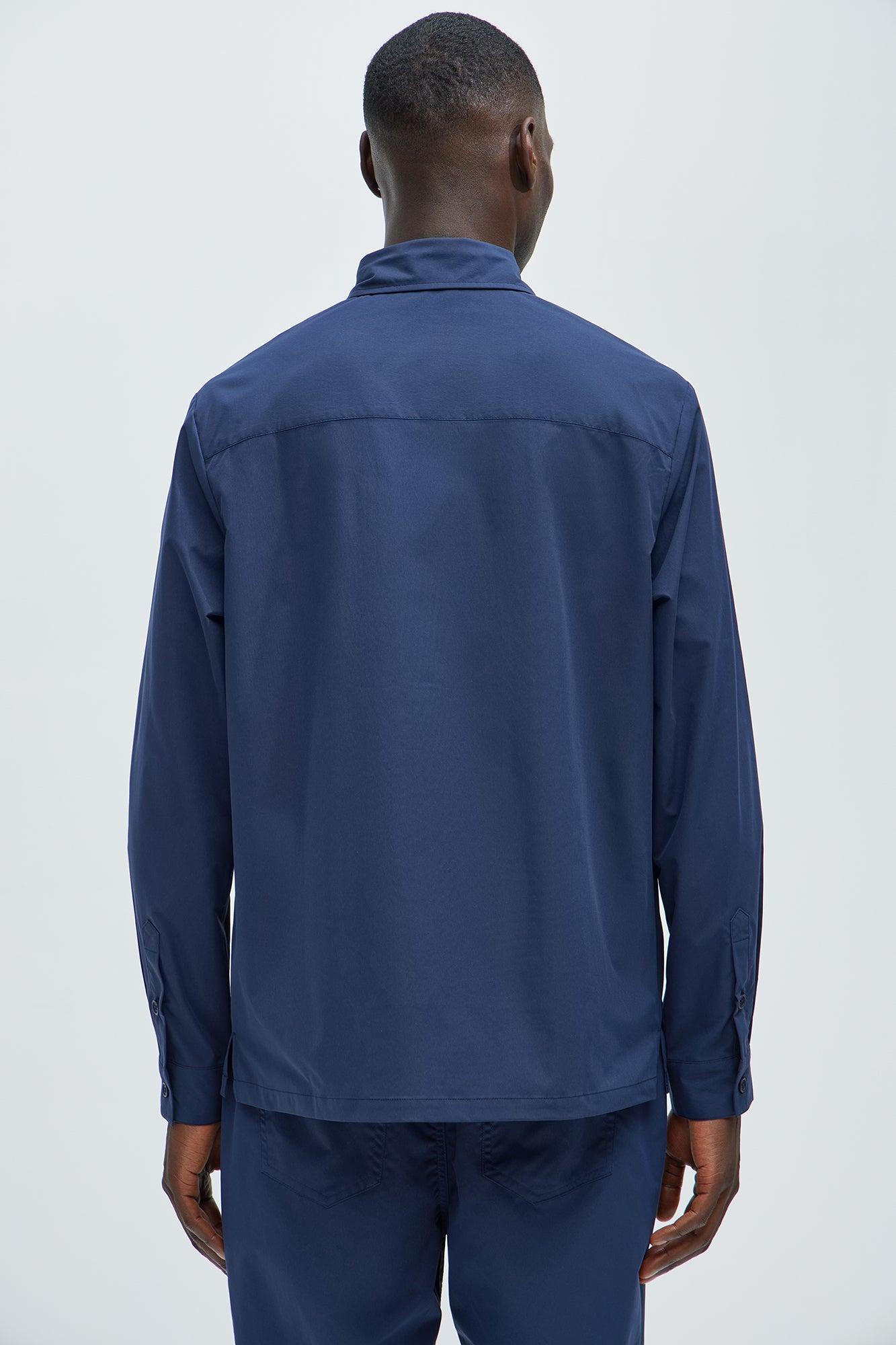 Ansel Tech Shirt - Navy Product Image