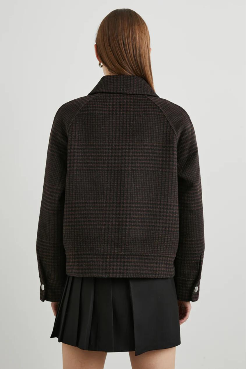 Cheyenne Jacket - Espresso Houndstooth Product Image
