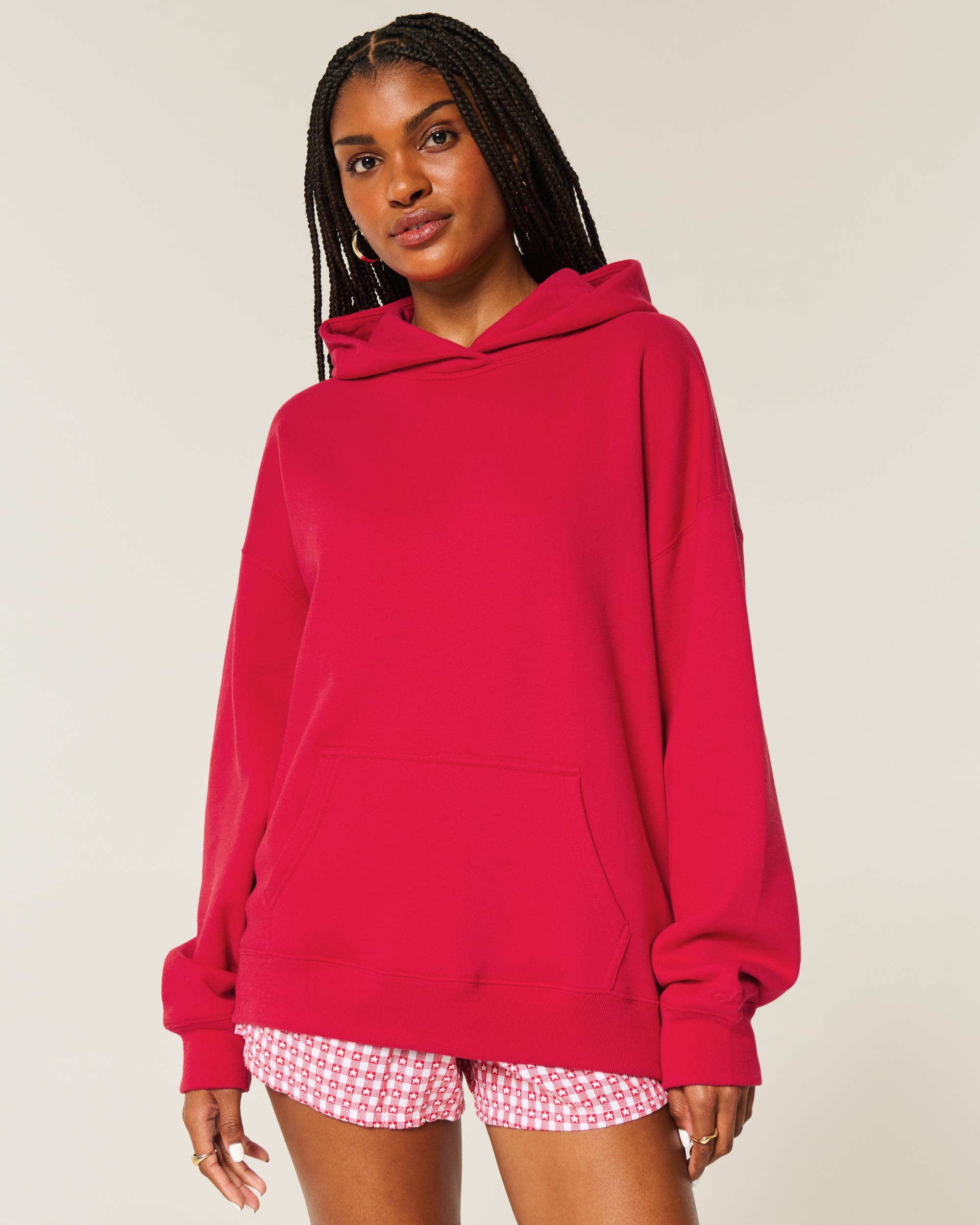 Hollister Feel Good Fleece Oversized Hoodie Product Image