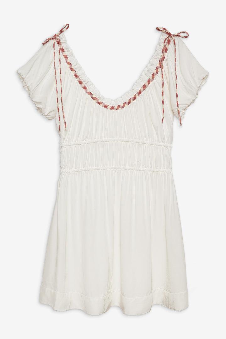 Georgia Corset Slip Dress — Red Product Image