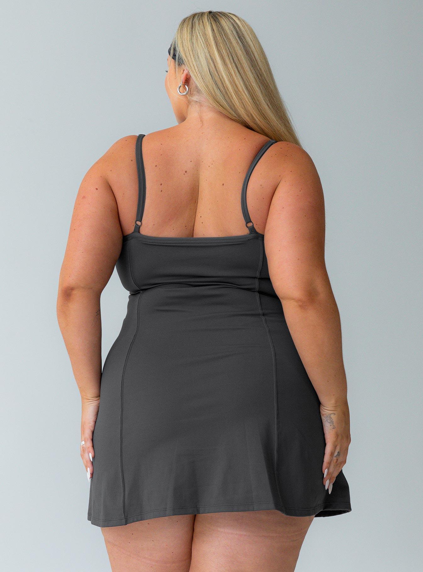 Ambition Activewear Romper Grey Curve Product Image