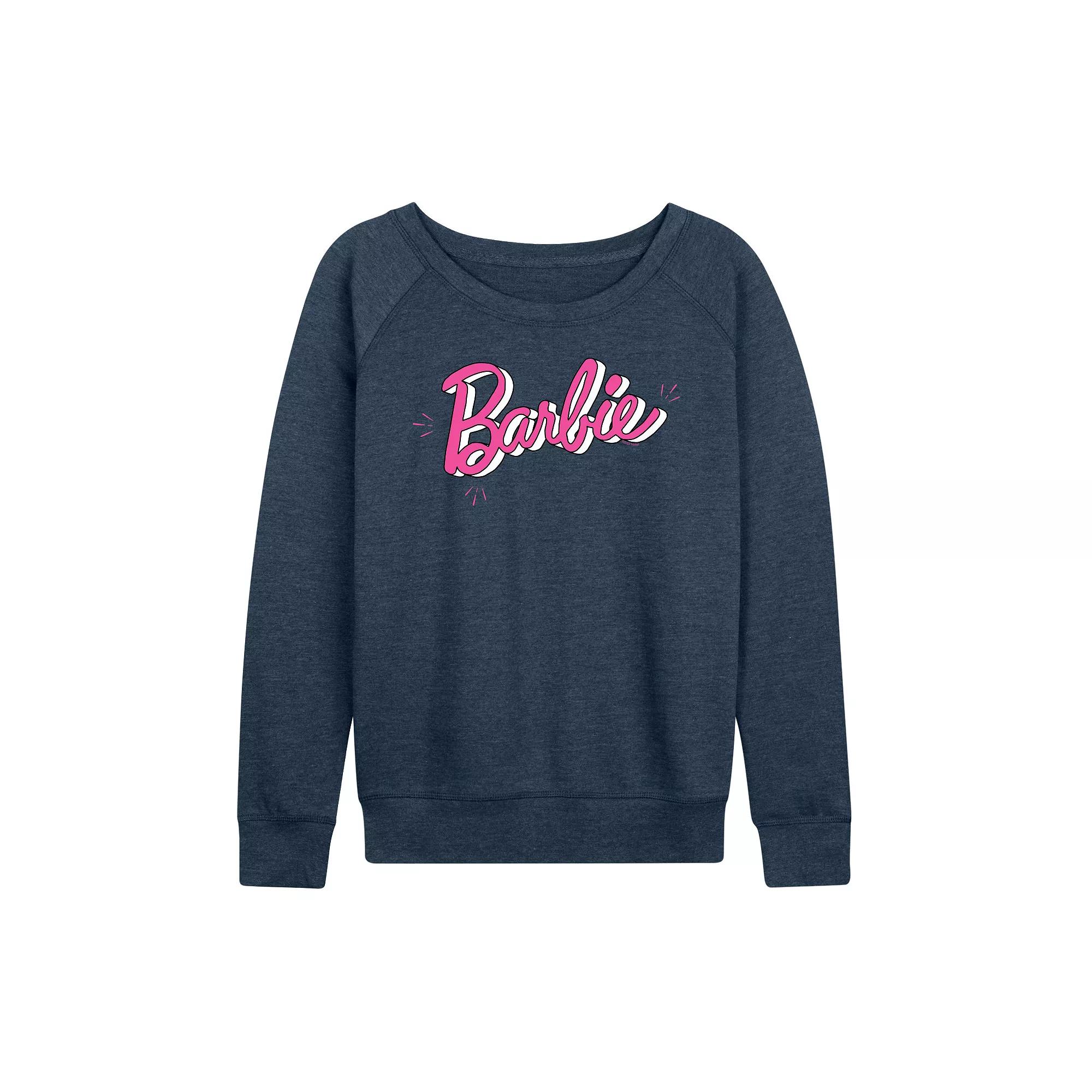 DIsney's Winnie The Pooh Women's Merry Christmas French Terry Long Sleeve Tee,  Product Image