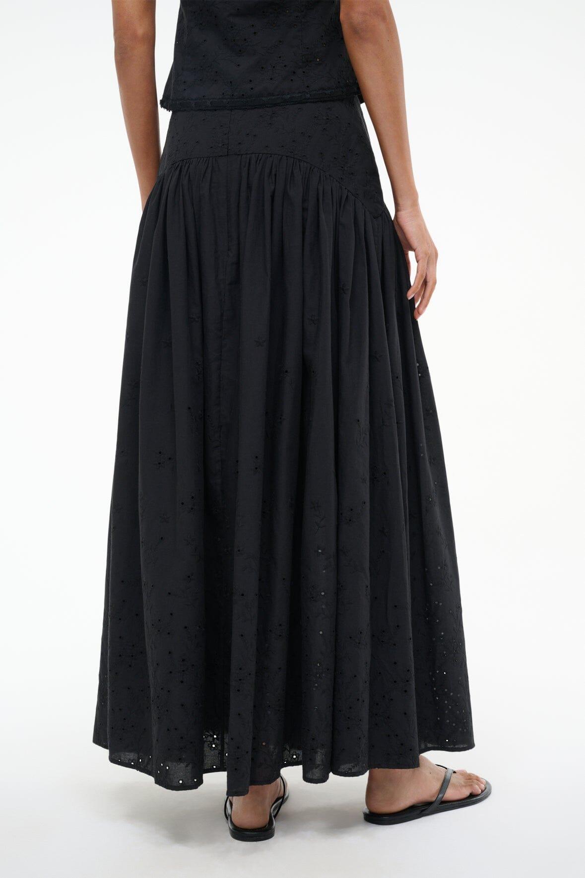 PROCIDA SKIRT | BLACK EYELET Product Image