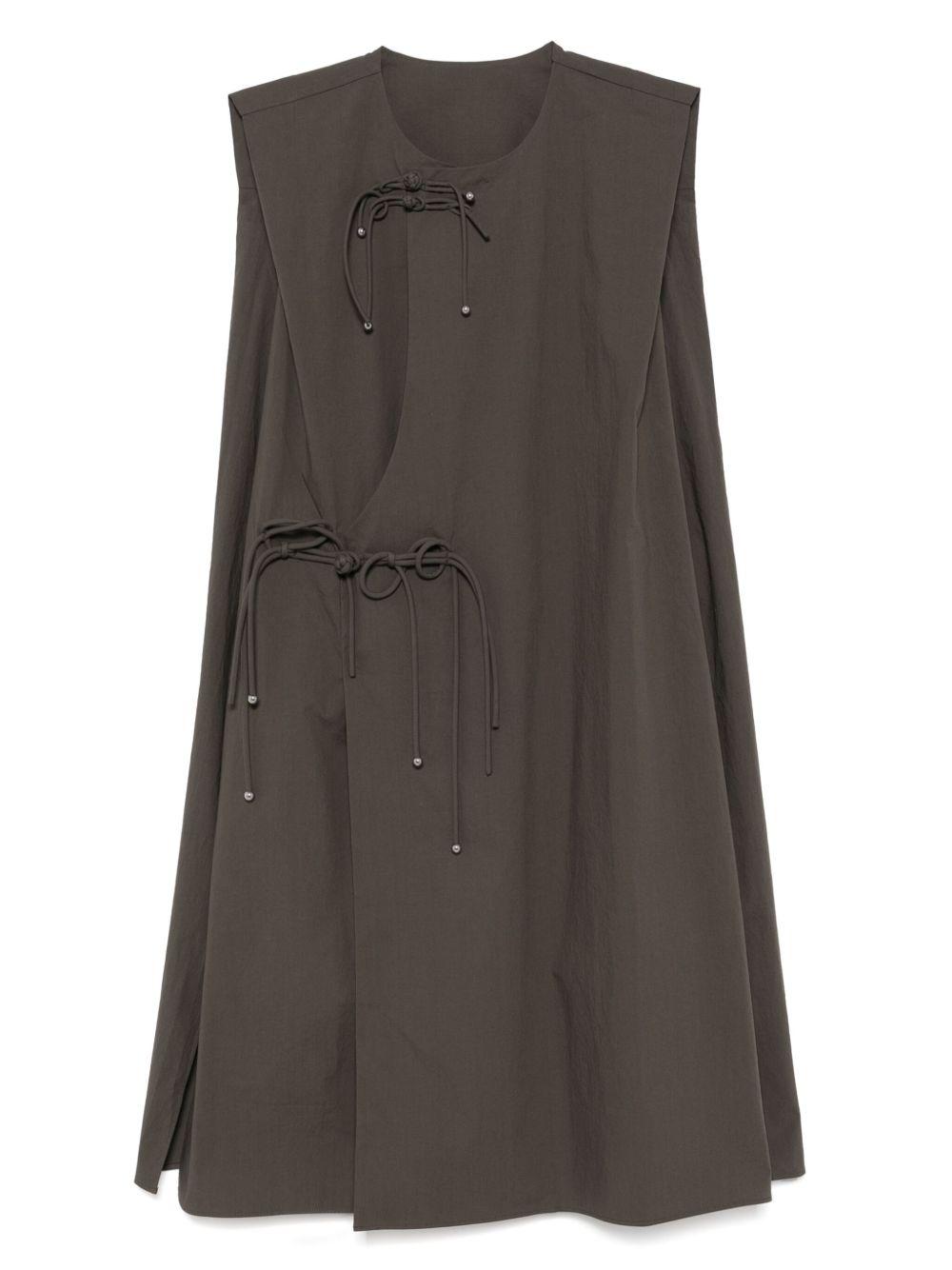 bead-embellished sleeveless dress Product Image