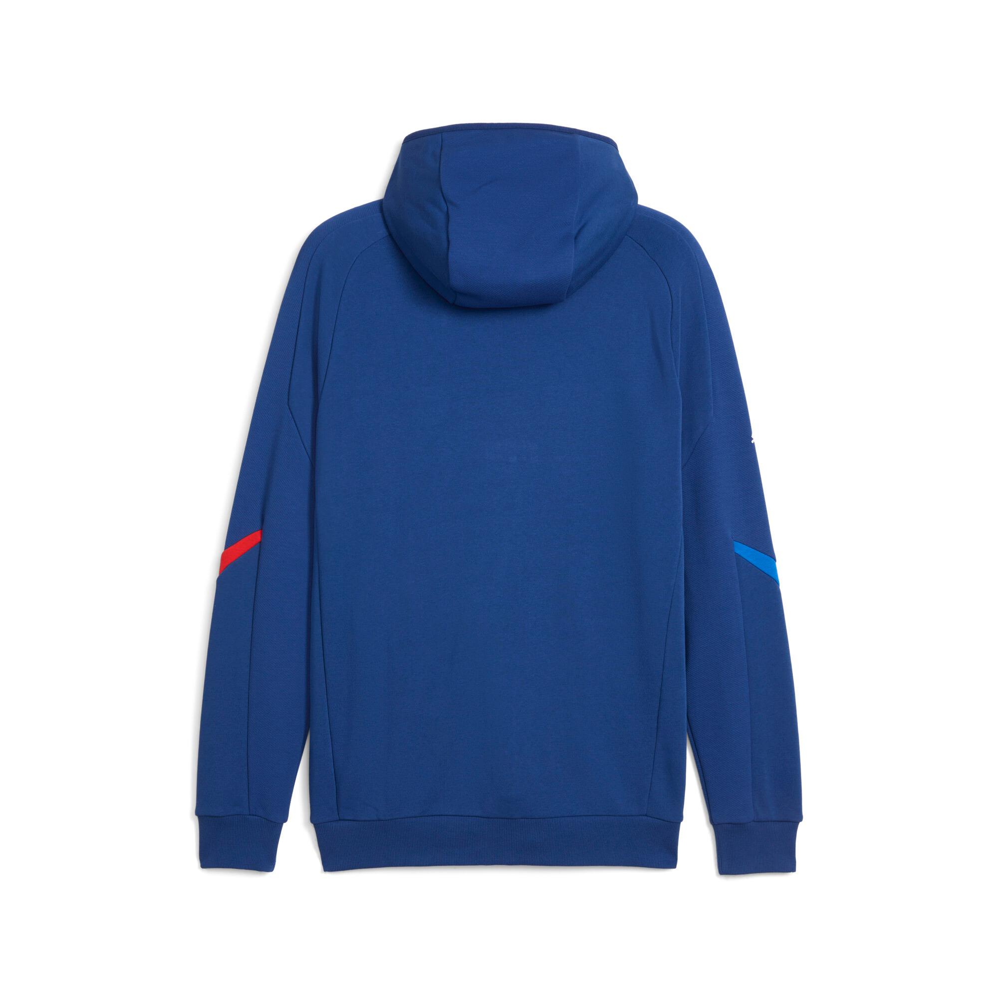 PUMA BMW M Motorsport Men's Hooded Jacket in Pro Blue/Medium Color Product Image