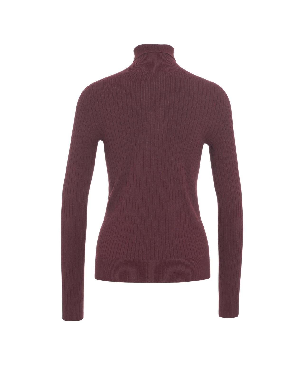 Turtleneck knit sweater Product Image