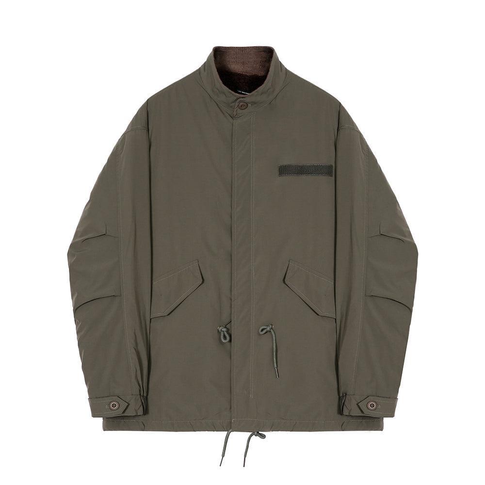 RT No. 6142 ARMY GREEN STAND COLLAR FLEECE ZIP-UP JK Product Image