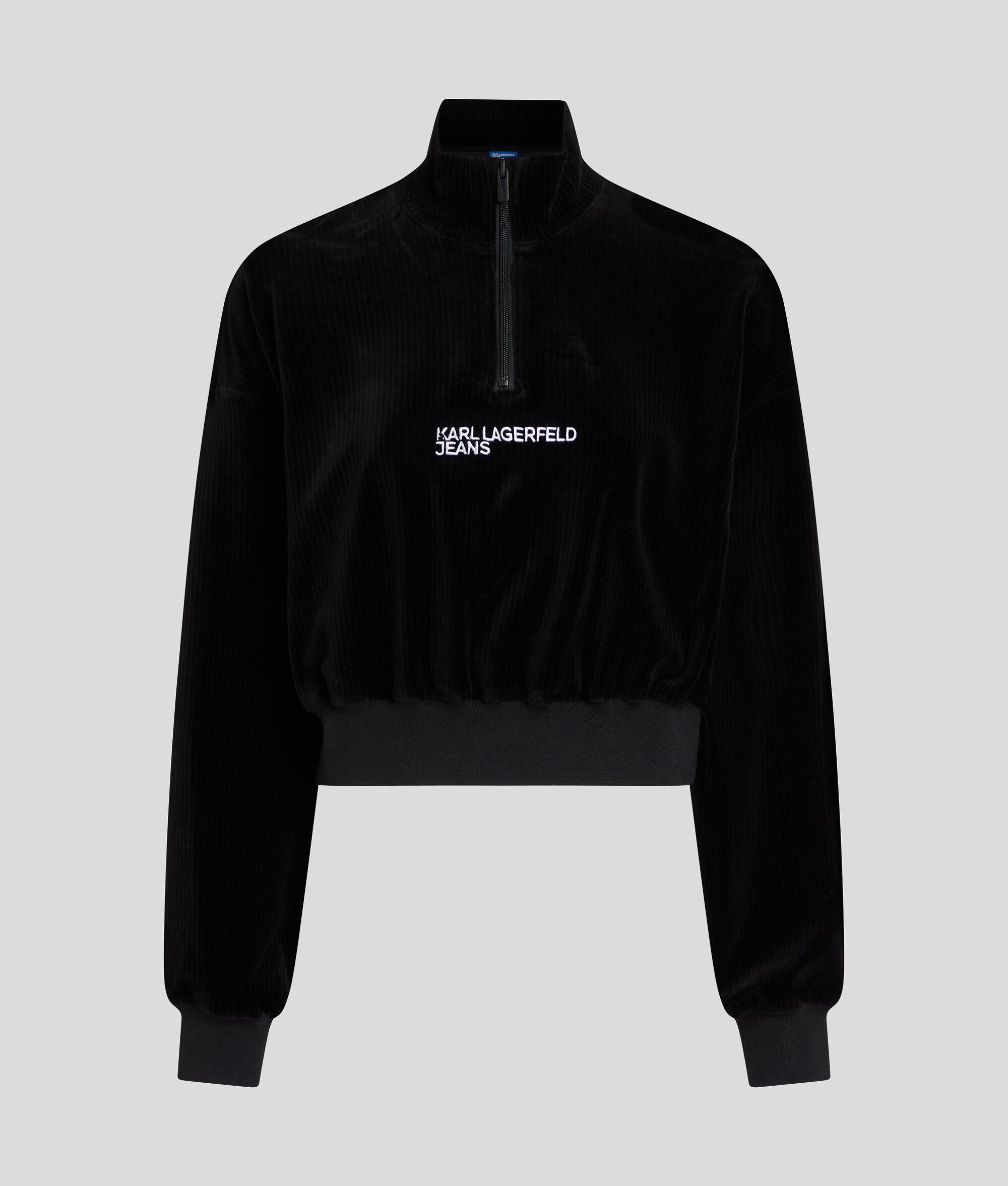 CORDUROY HALF-ZIP SWEATSHIRT Product Image