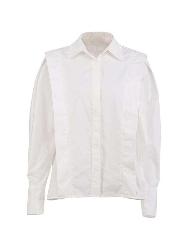 Solid Loose Long Sleeves Shirts Product Image