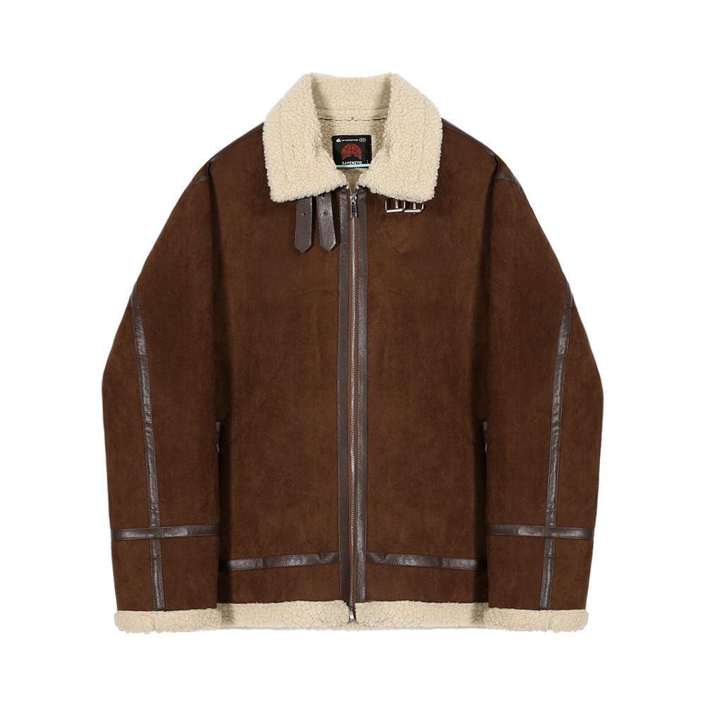 RT No. 6346 SUEDE FLEECE STAND COLLAR JK Product Image