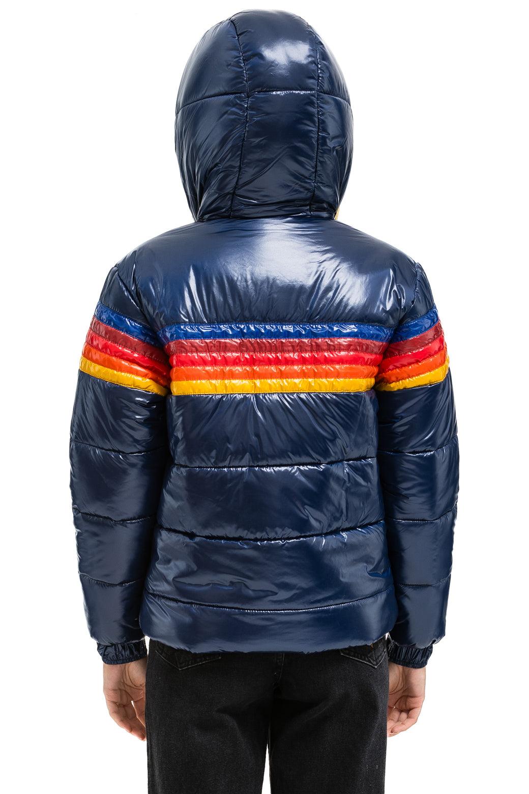 5 STRIPE TREKKER JACKET - GLOSSY NAVY Female Product Image