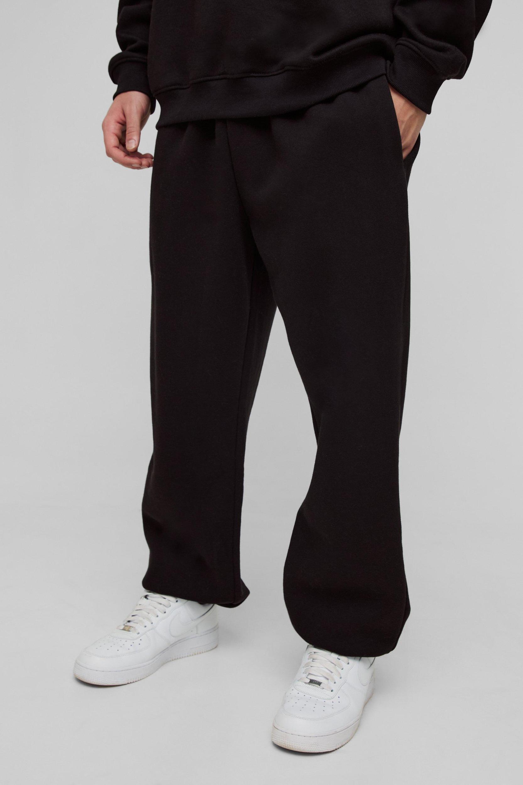 Oversized Large Scale Worldwide Cuffed Sweatpants | boohooMAN USA Product Image