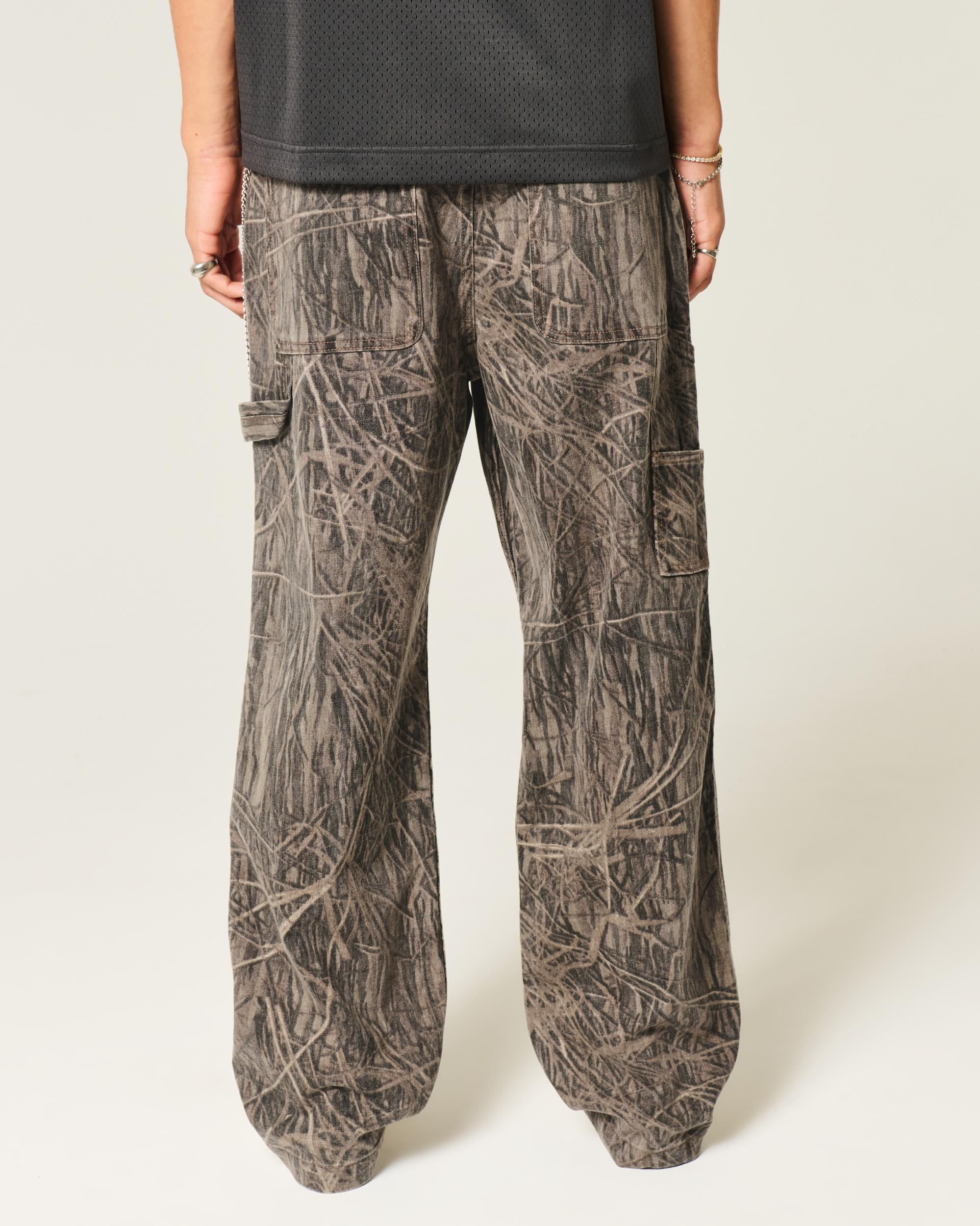 Camo Baggy Painter Jeans Product Image