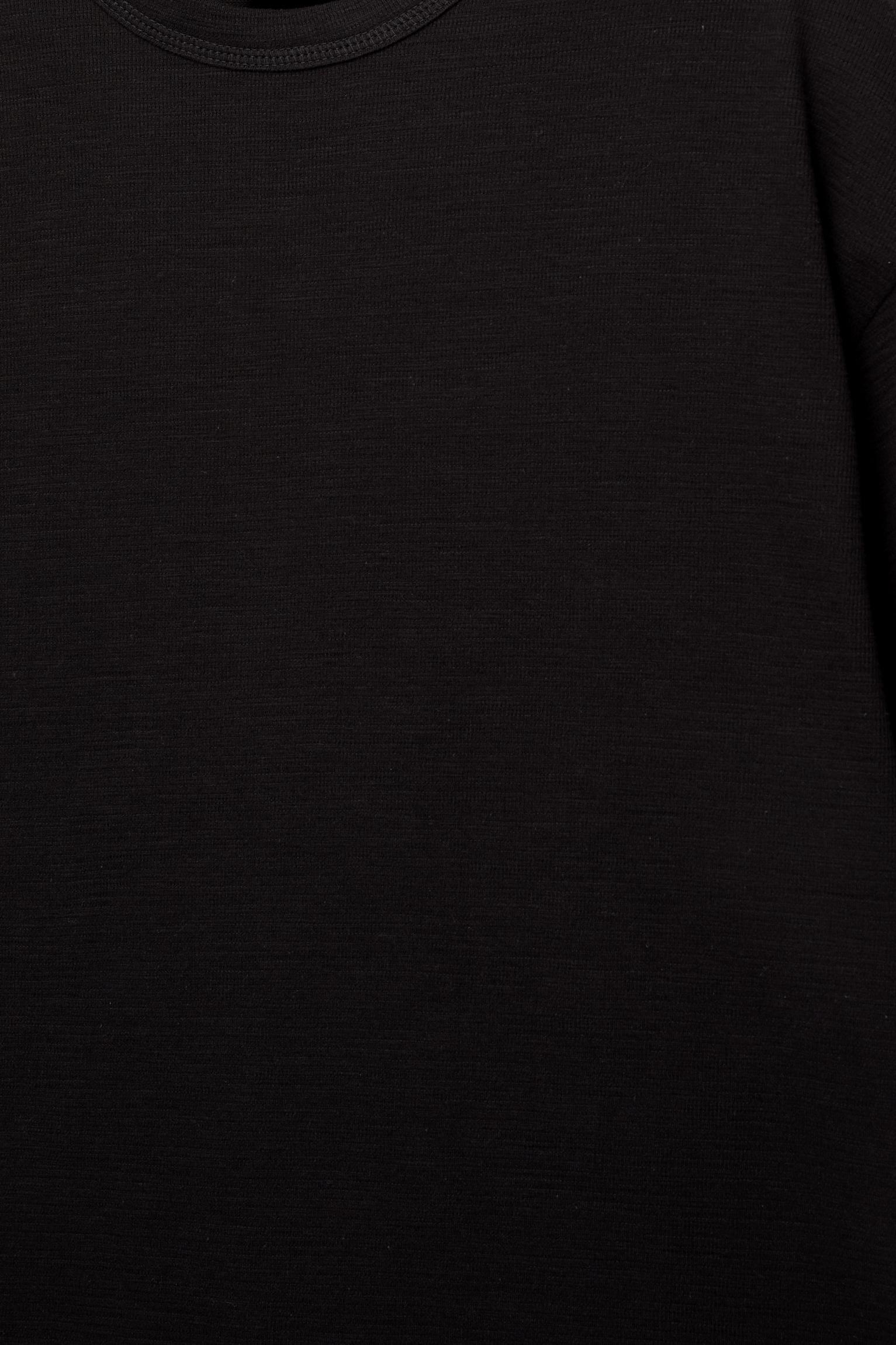 Short sleeve textured T-shirt Product Image