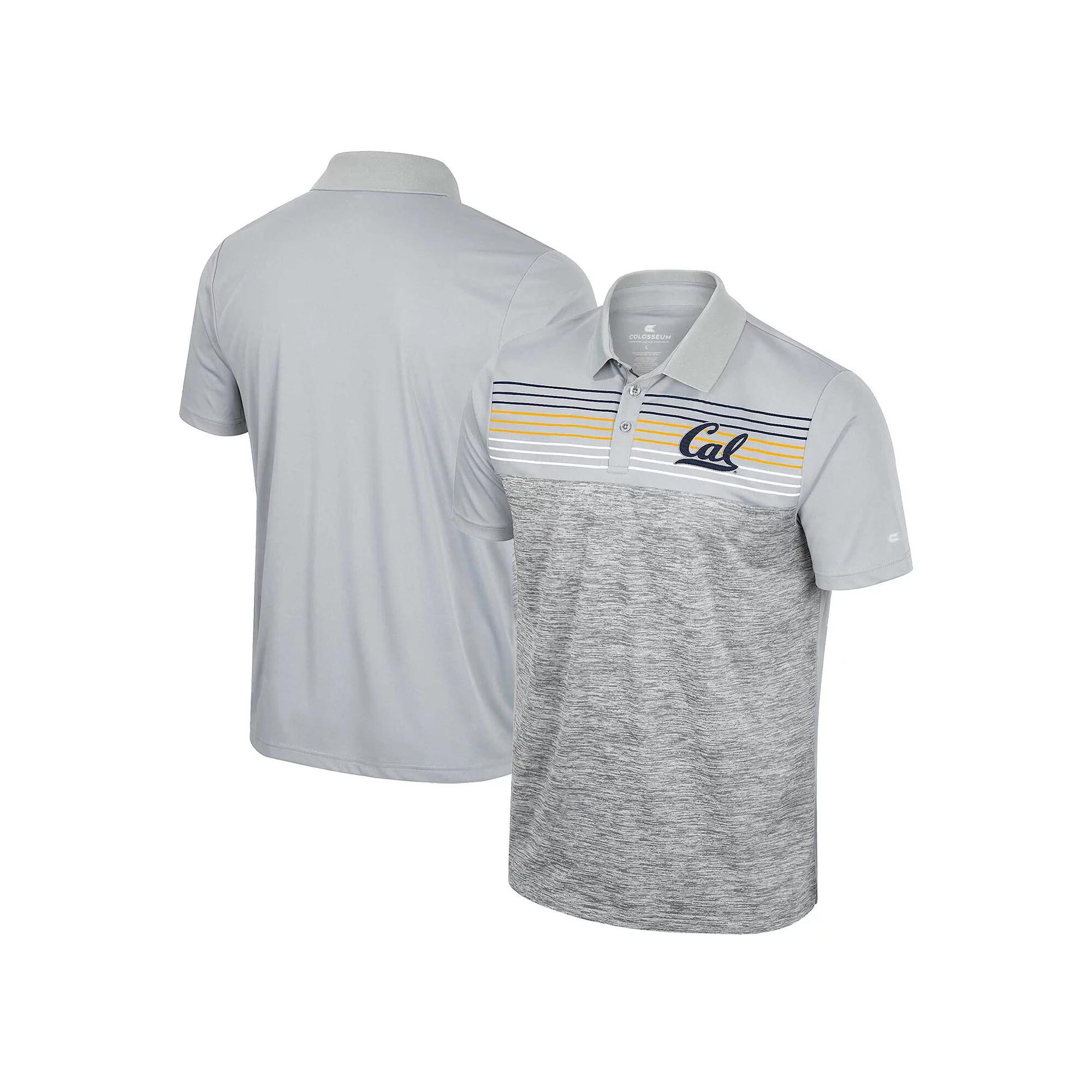Men's Colosseum Gray Cal Bears Cybernetic Polo, Size: XL, Grey Product Image