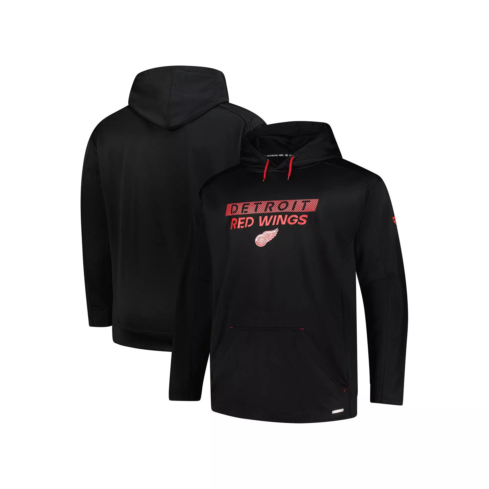 Men's Fanatics Black Chicago Blackhawks Authentic Pro Big & Tall Pullover Hoodie,  Product Image