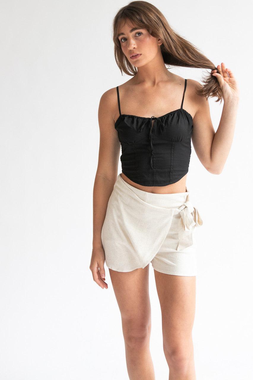Linen Skort Product Image