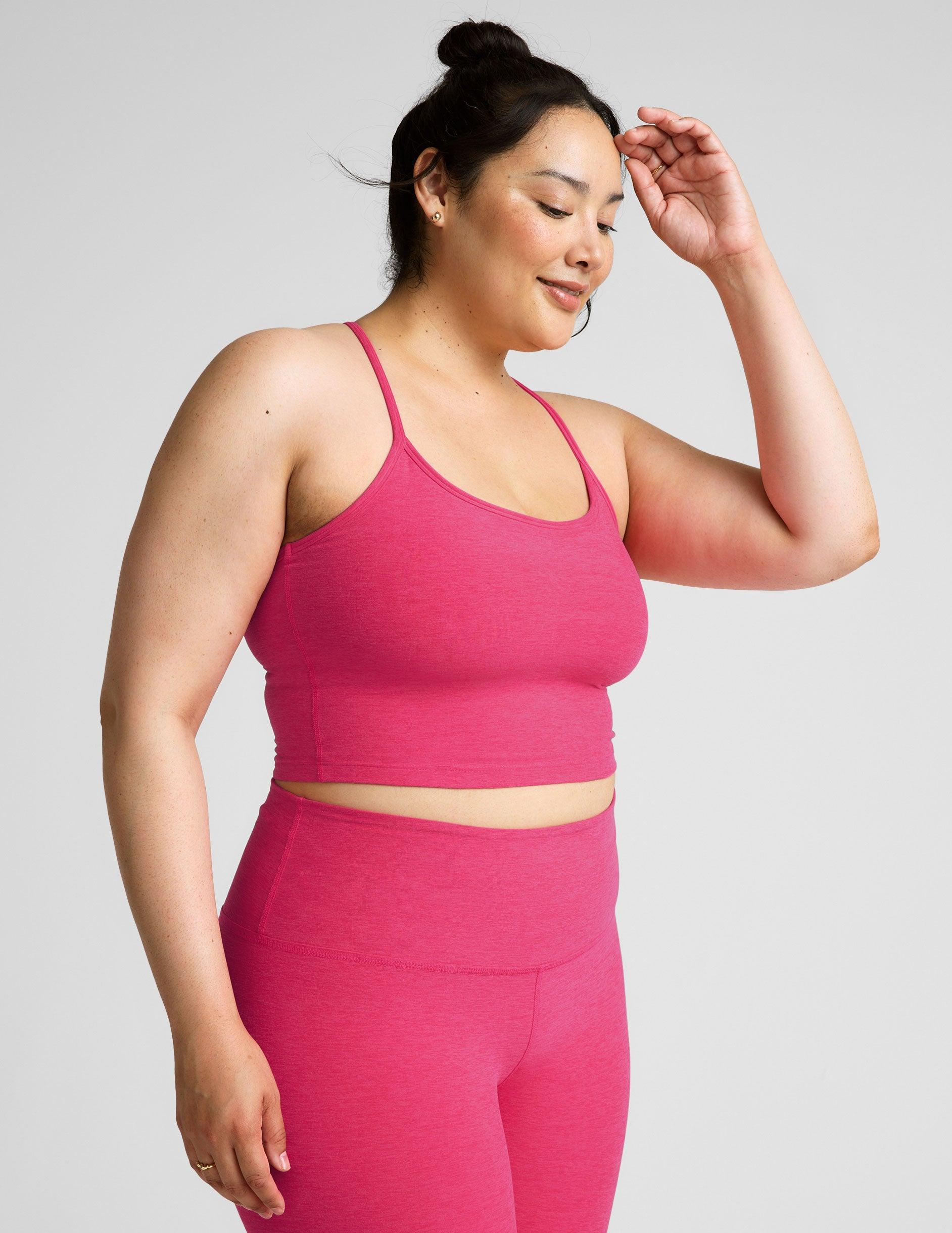 Spacedye Slim Racerback Cropped Tank Product Image