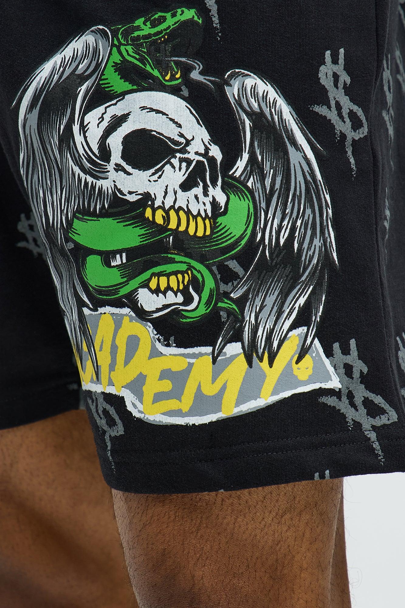 Paper Chase Academy Sweatshorts - Black Male Product Image