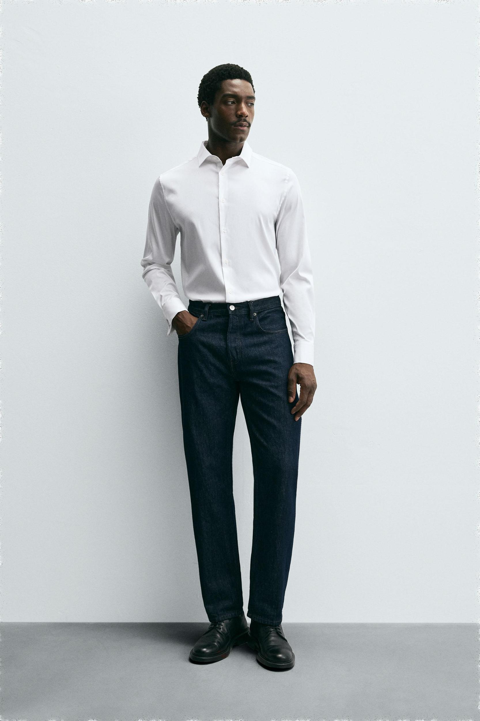 SLIM FIT FRENCH CUFF SHIRT Product Image