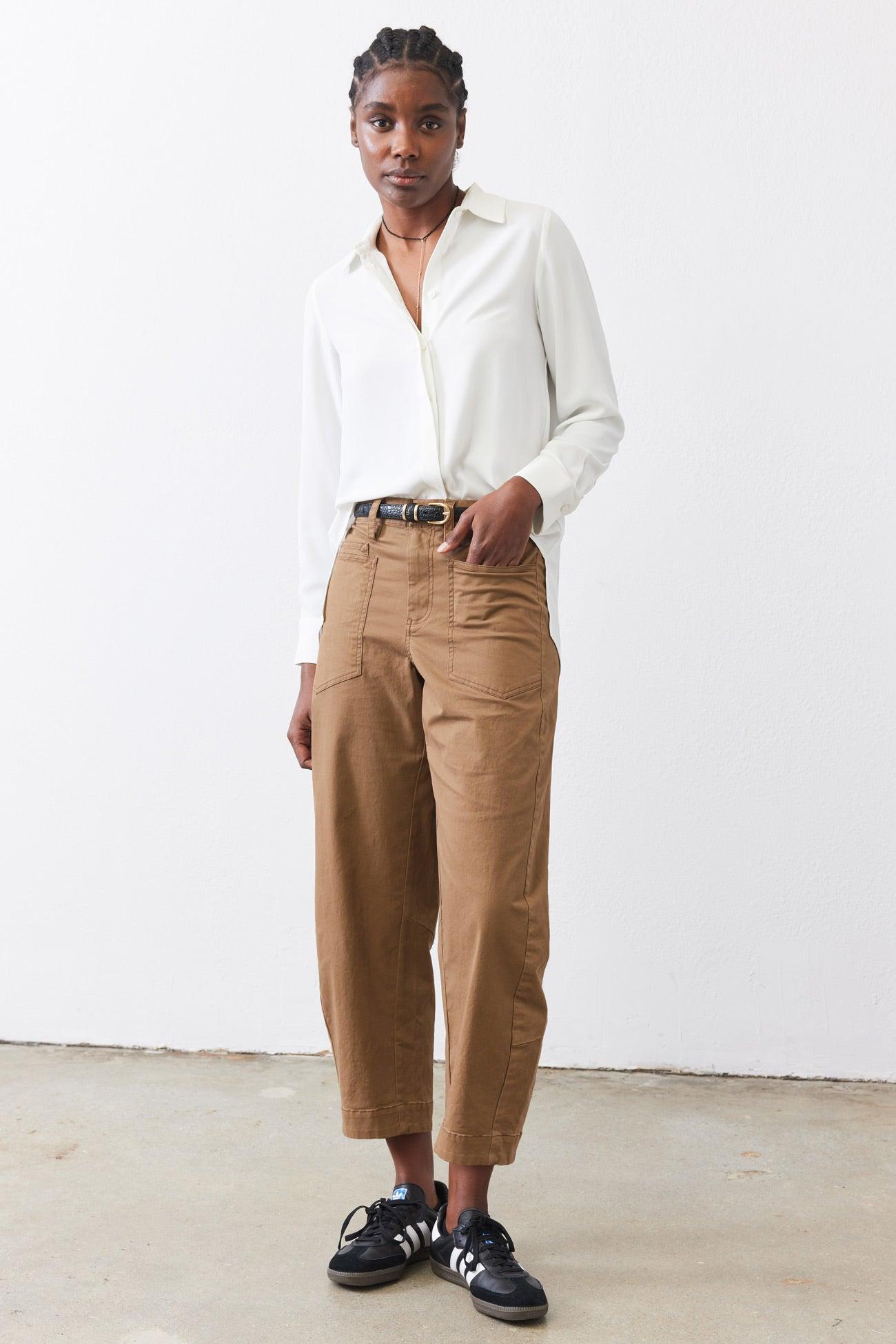 The Slouchy Soft Twill Pants Product Image