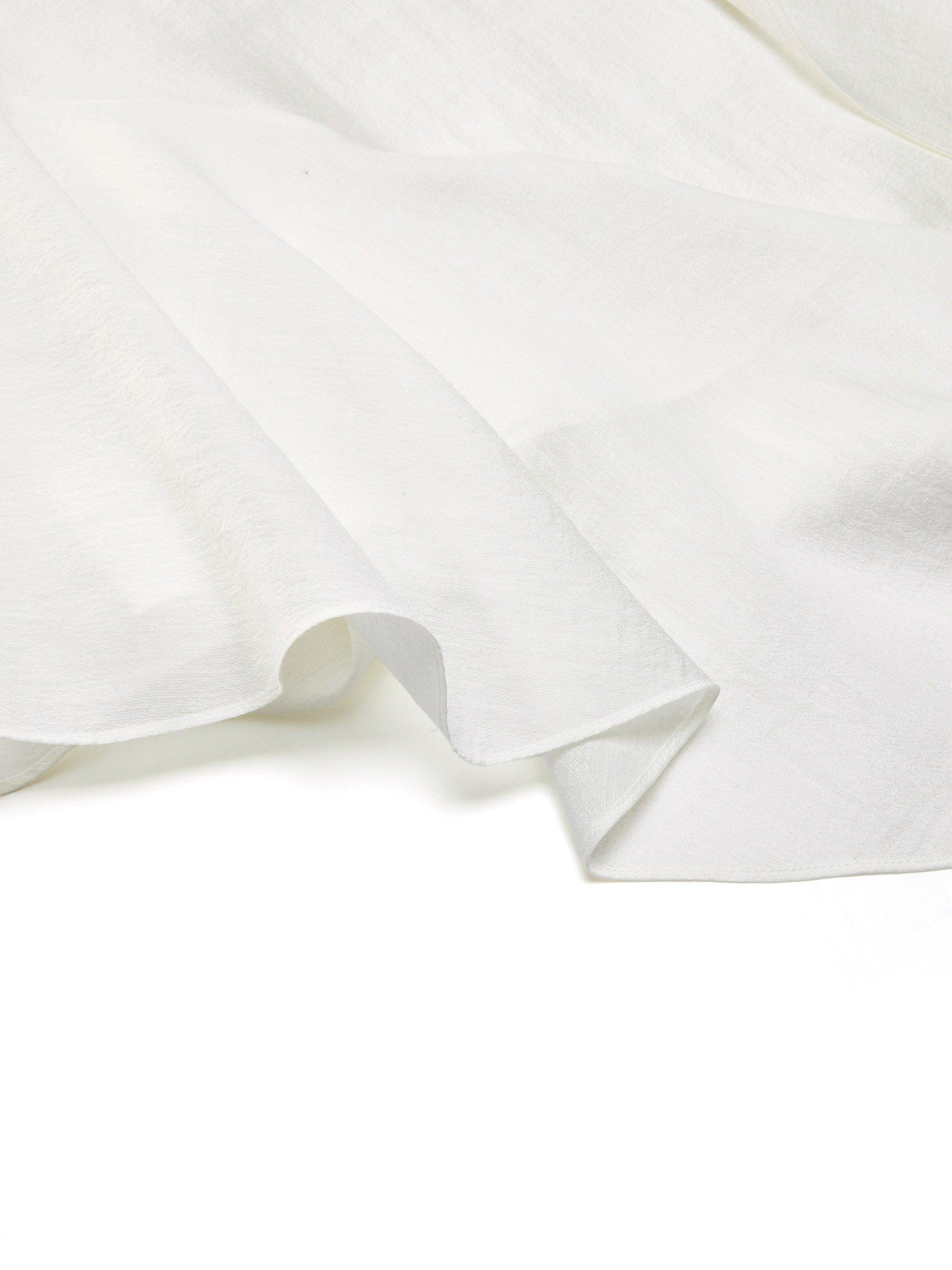 Lyocell Acetate Blend Ruffle-Detail Women Tank Top Product Image