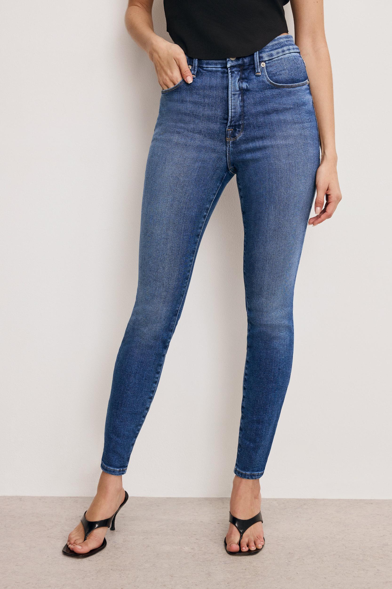GOOD WAIST SKINNY COMPRESSION JEANS | INDIGO312 Product Image