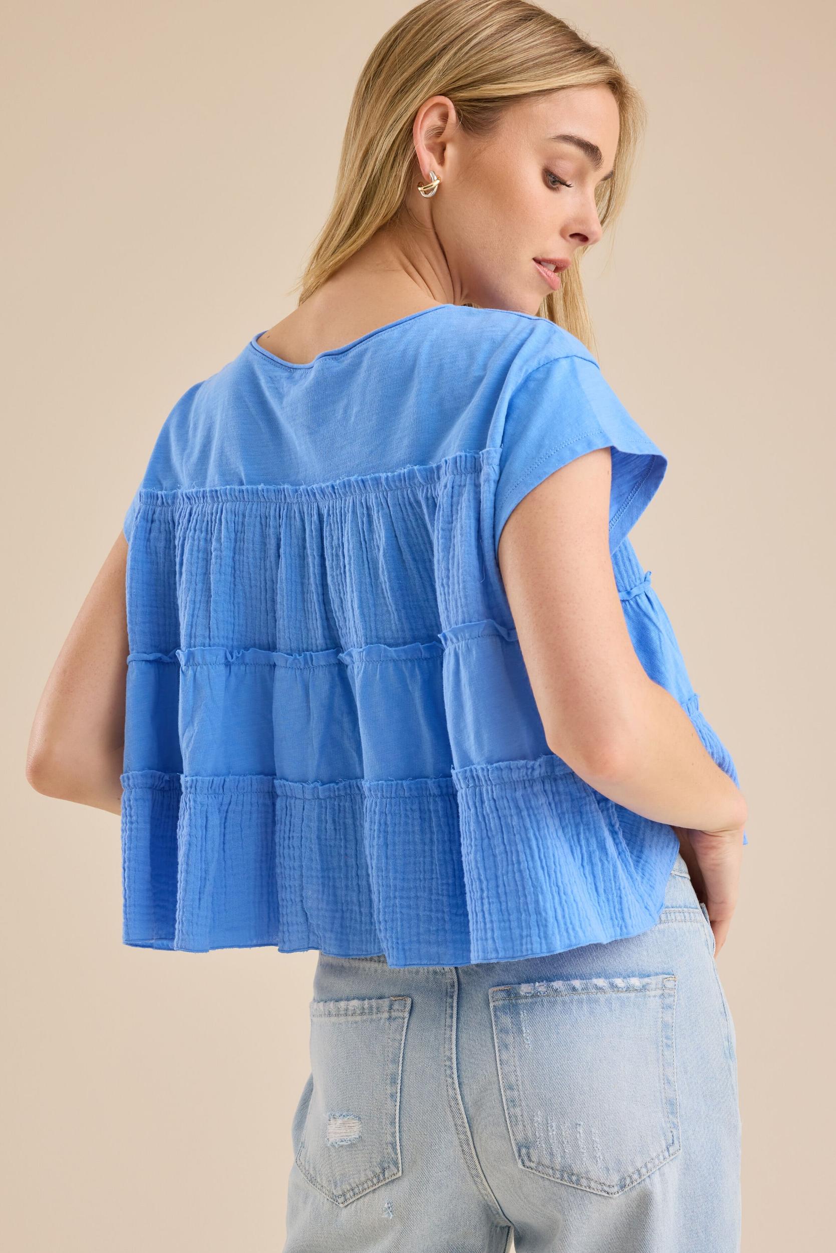 Rebecca Tiered Babydoll Top Product Image