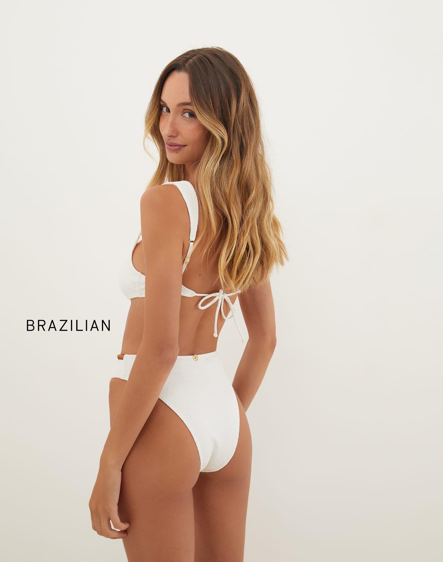 Firenze Aika Gigi Hot Pant Bottom - White Product Image