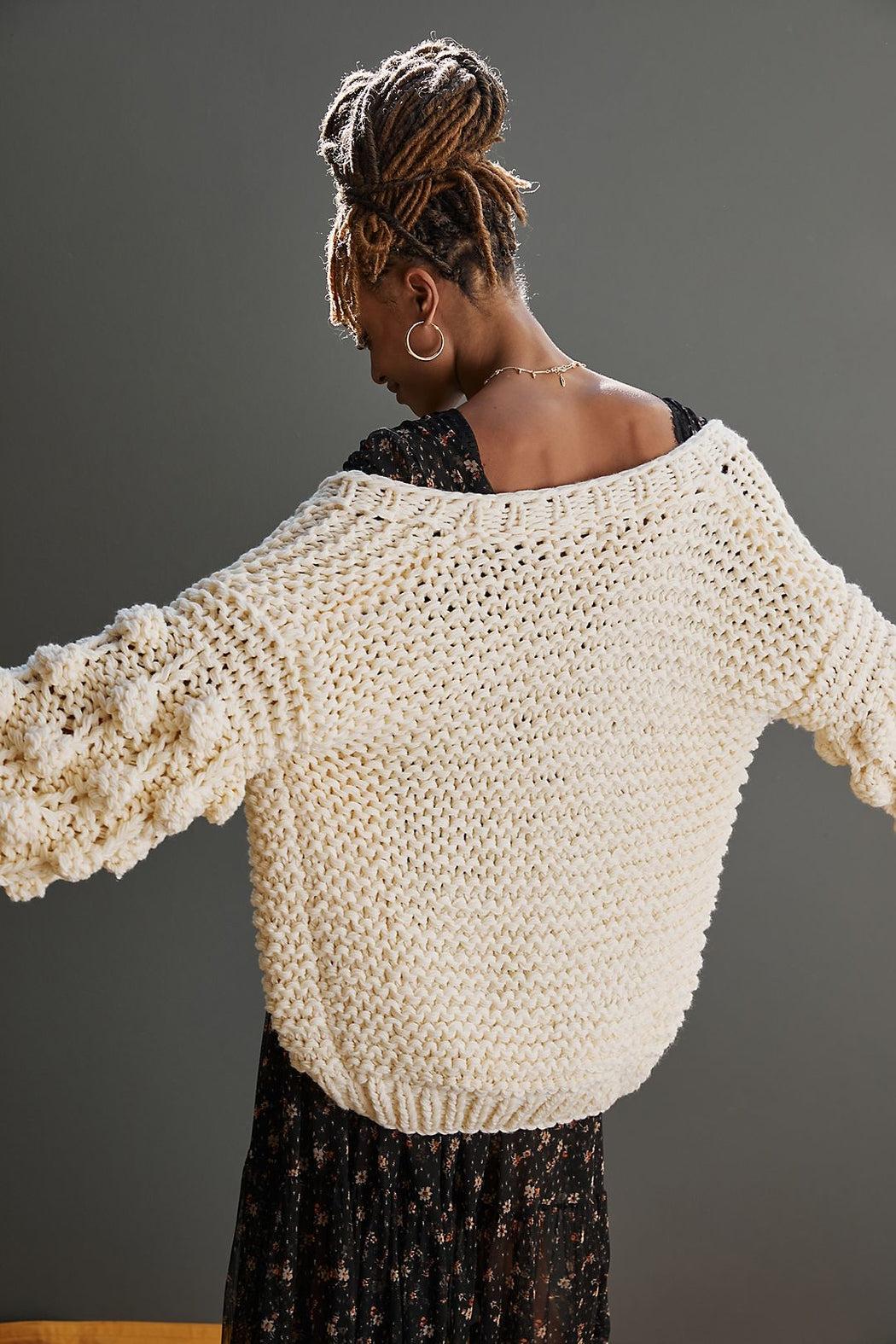 Bauble Sleeve Knit Cardigan Product Image