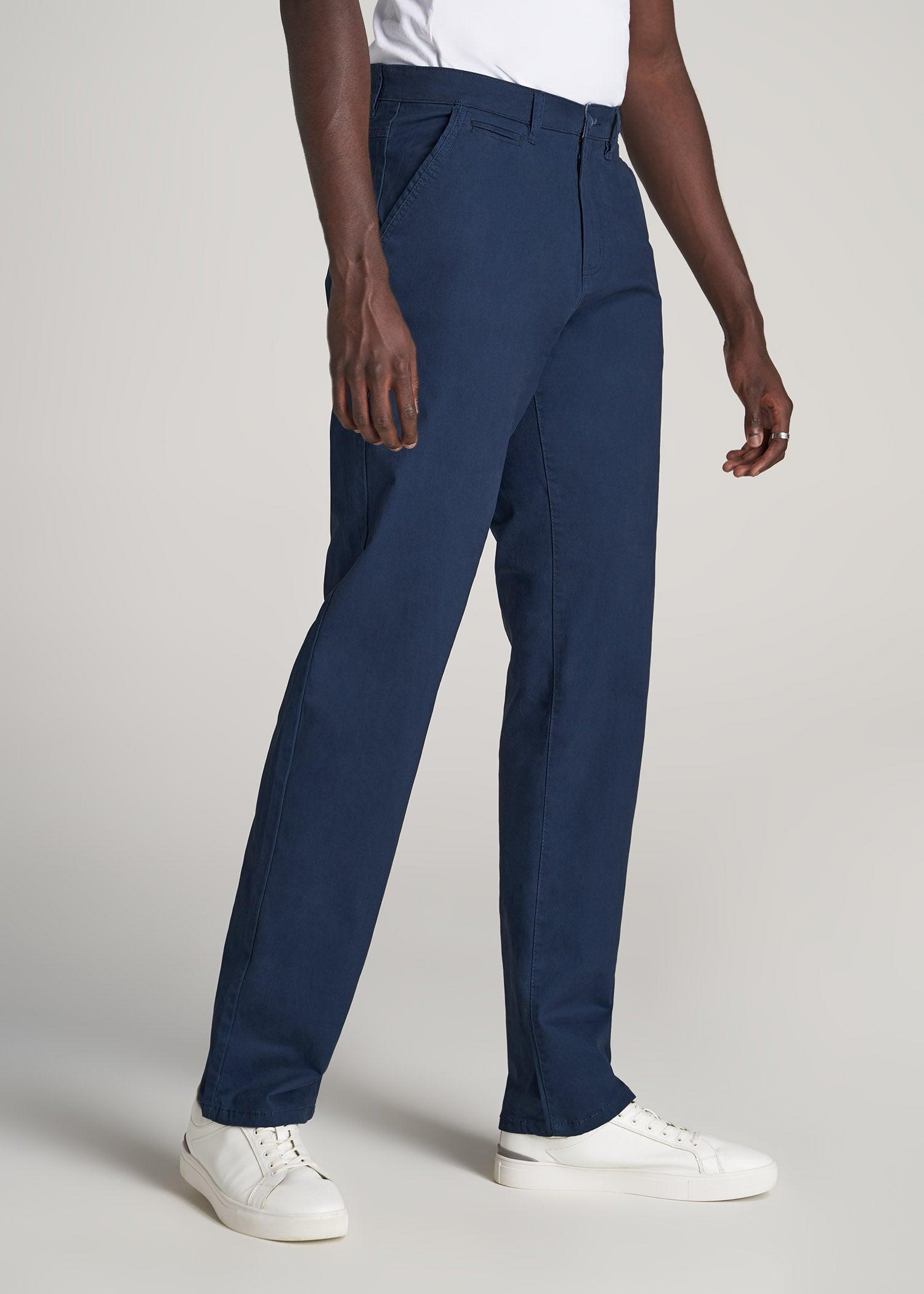 Mason RELAXED Chinos for Tall Men in Marine Navy Male Product Image