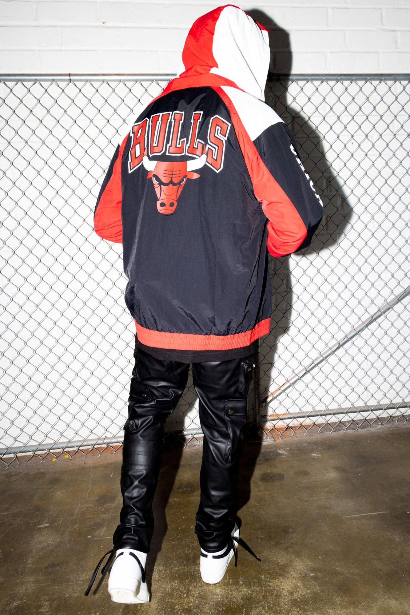Chicago Bulls Threat Jacket - Black/Red Product Image