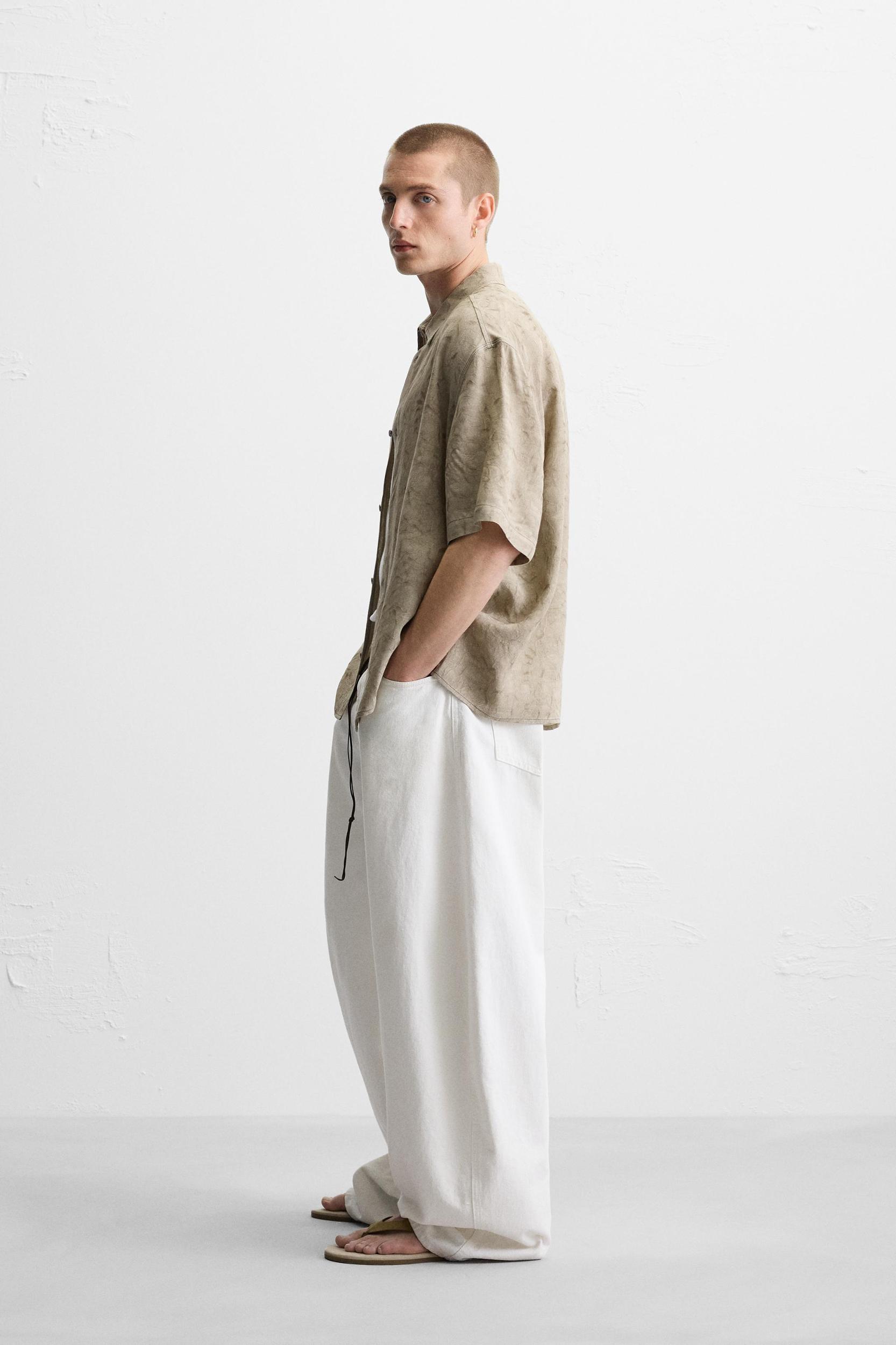 VISCOSE JACQUARD SHIRT Product Image