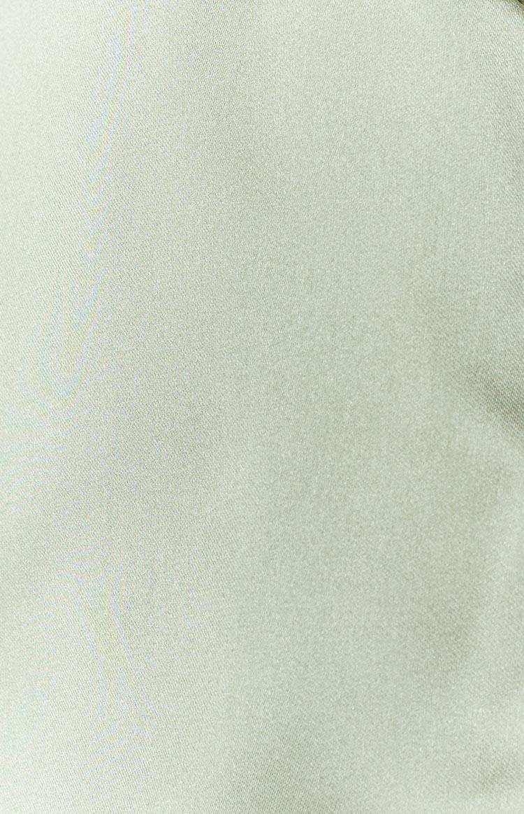 Ibiza Olive Satin Strapless Top Product Image