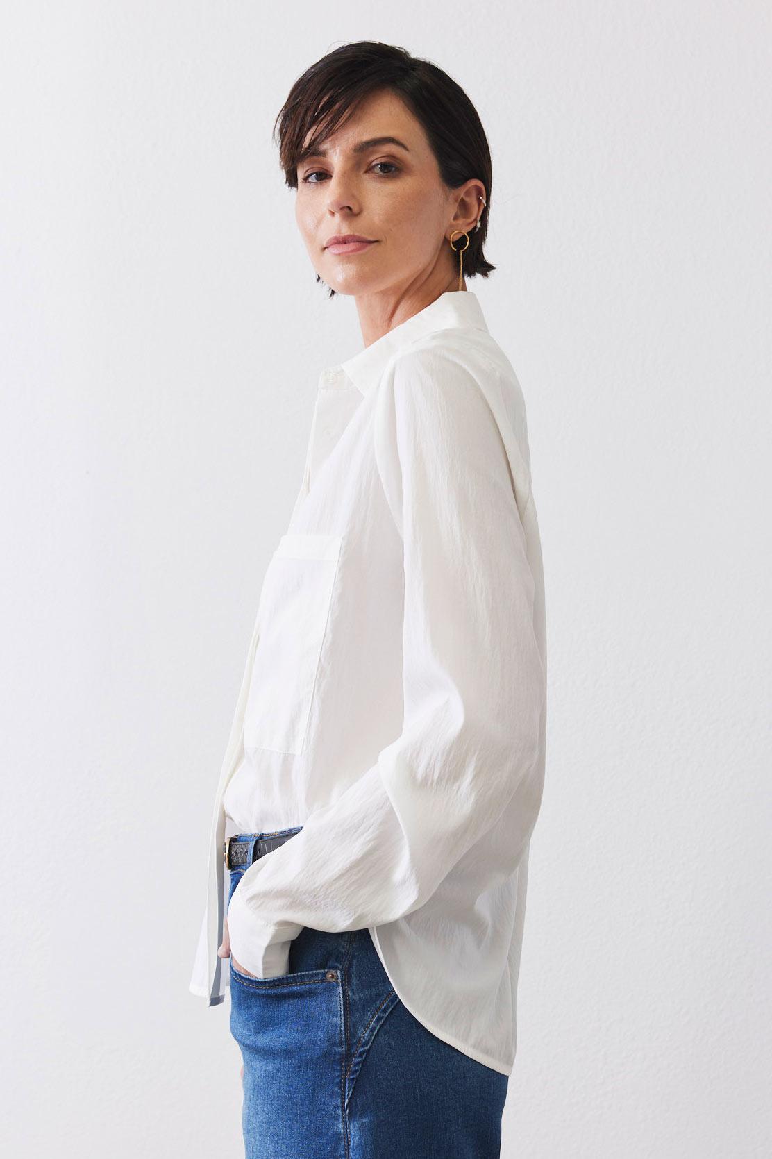 The Light Poplin Classic Blouse Product Image