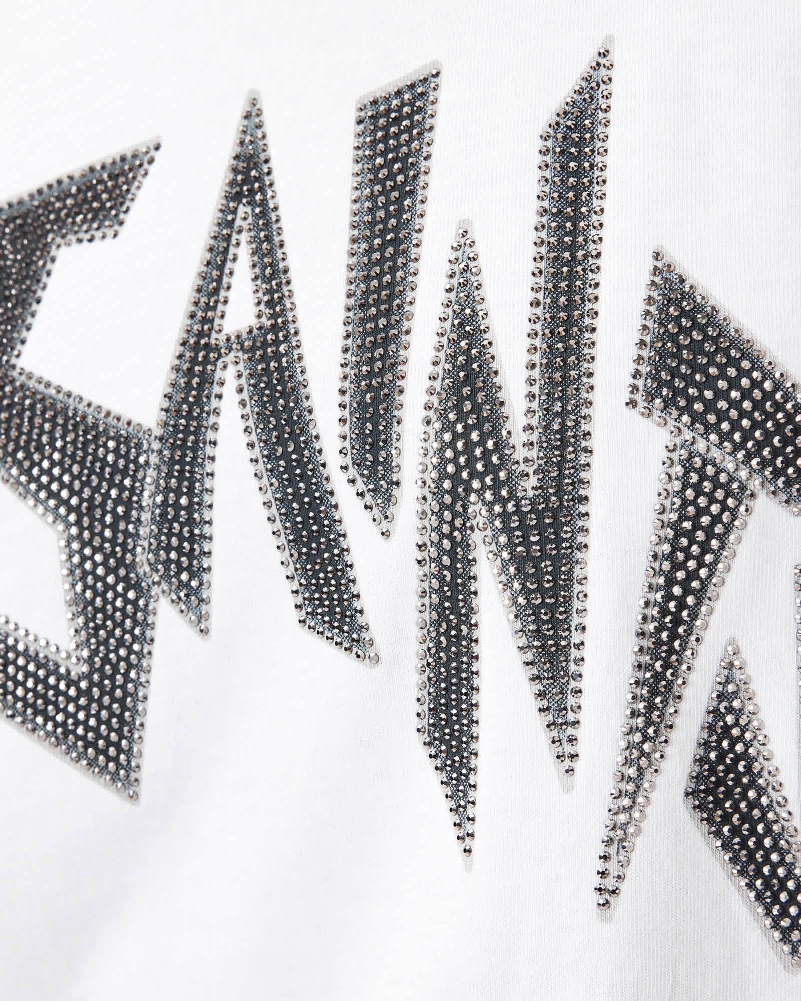 Zinc Boyfriend T-Shirt Optic White | ALLSAINTS US Product Image