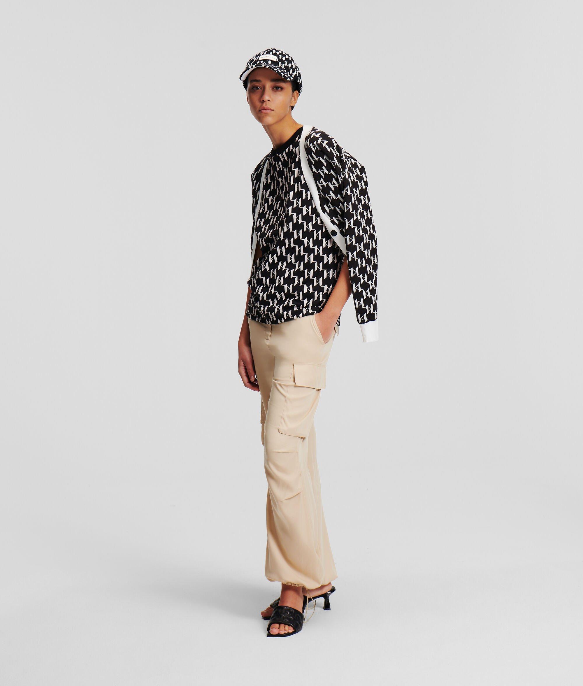 MONOGRAM CROPPED CARDIGAN Product Image