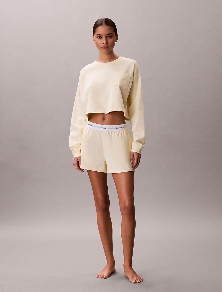 Logo Cotton Jersey Cropped Tee Product Image