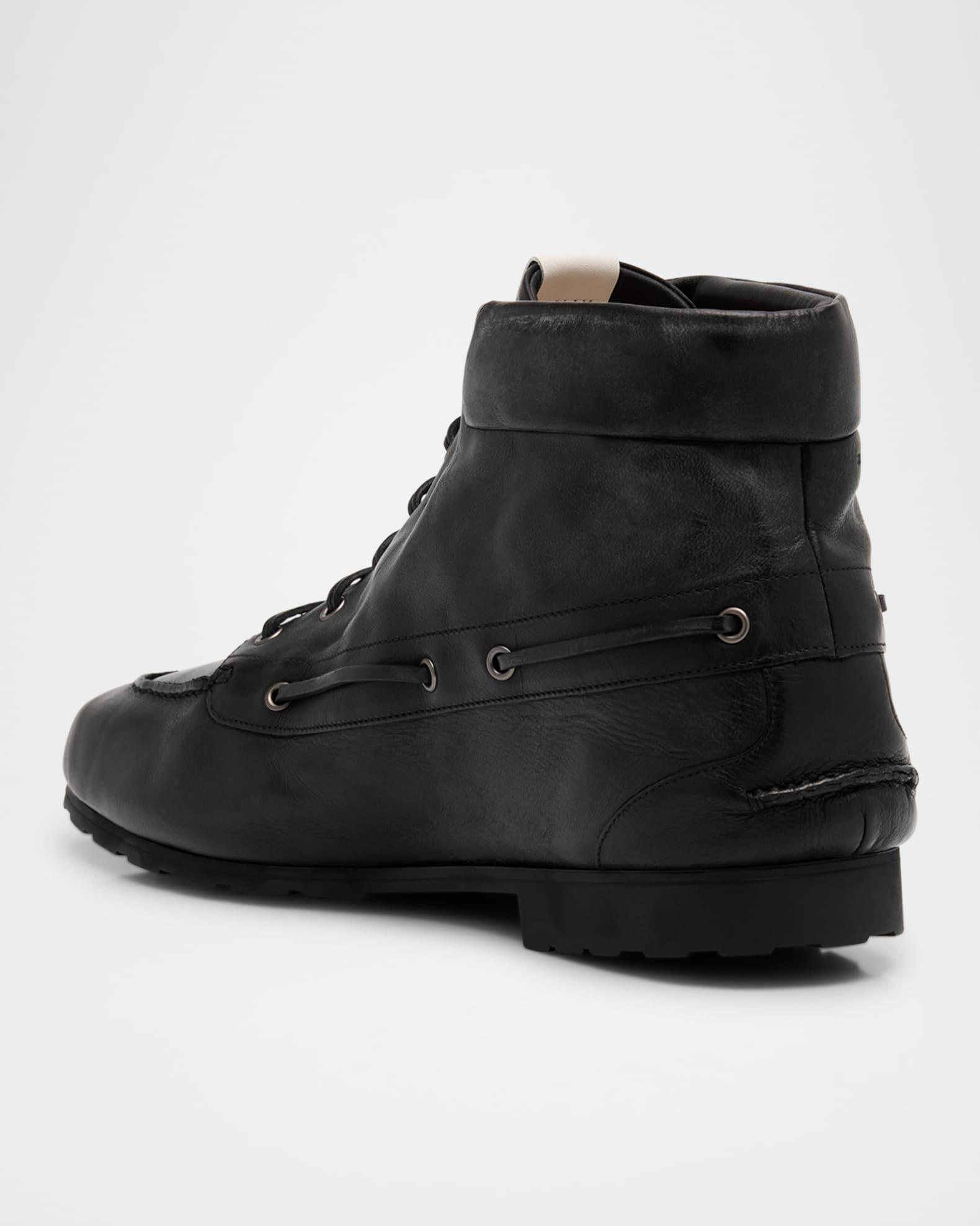 Men's Paphos Leather Lace-Up Boots Product Image