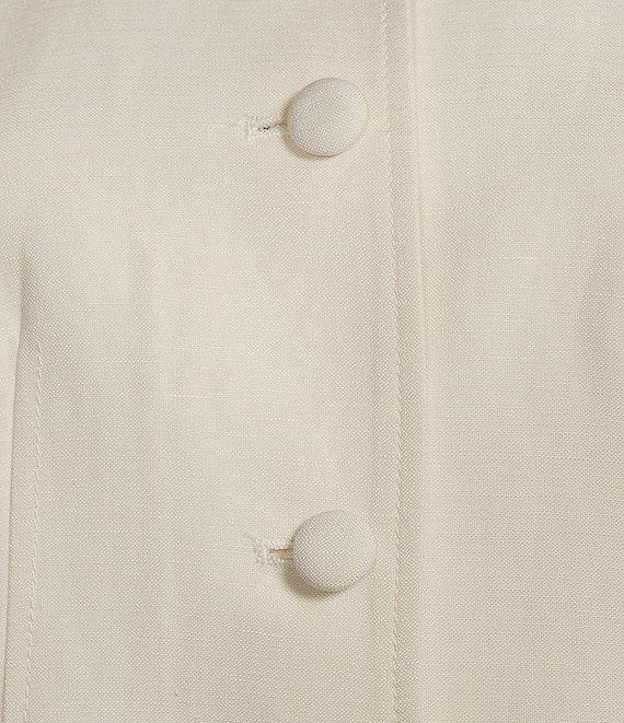 Calvin Klein Linen Blend Button Front Vest Product Image