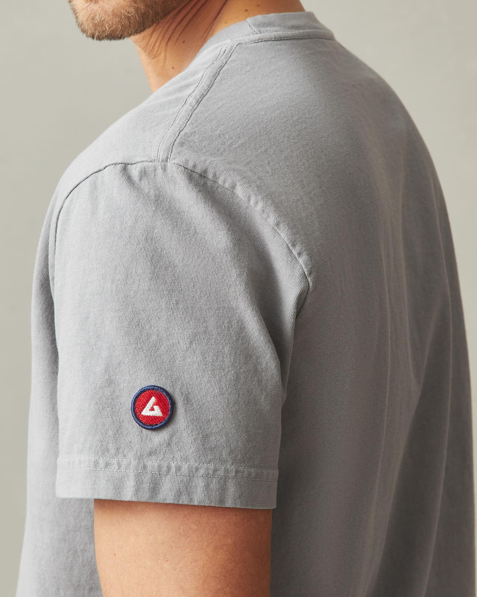 Men's Vintage Crew Tee - Washed Silent Storm Product Image