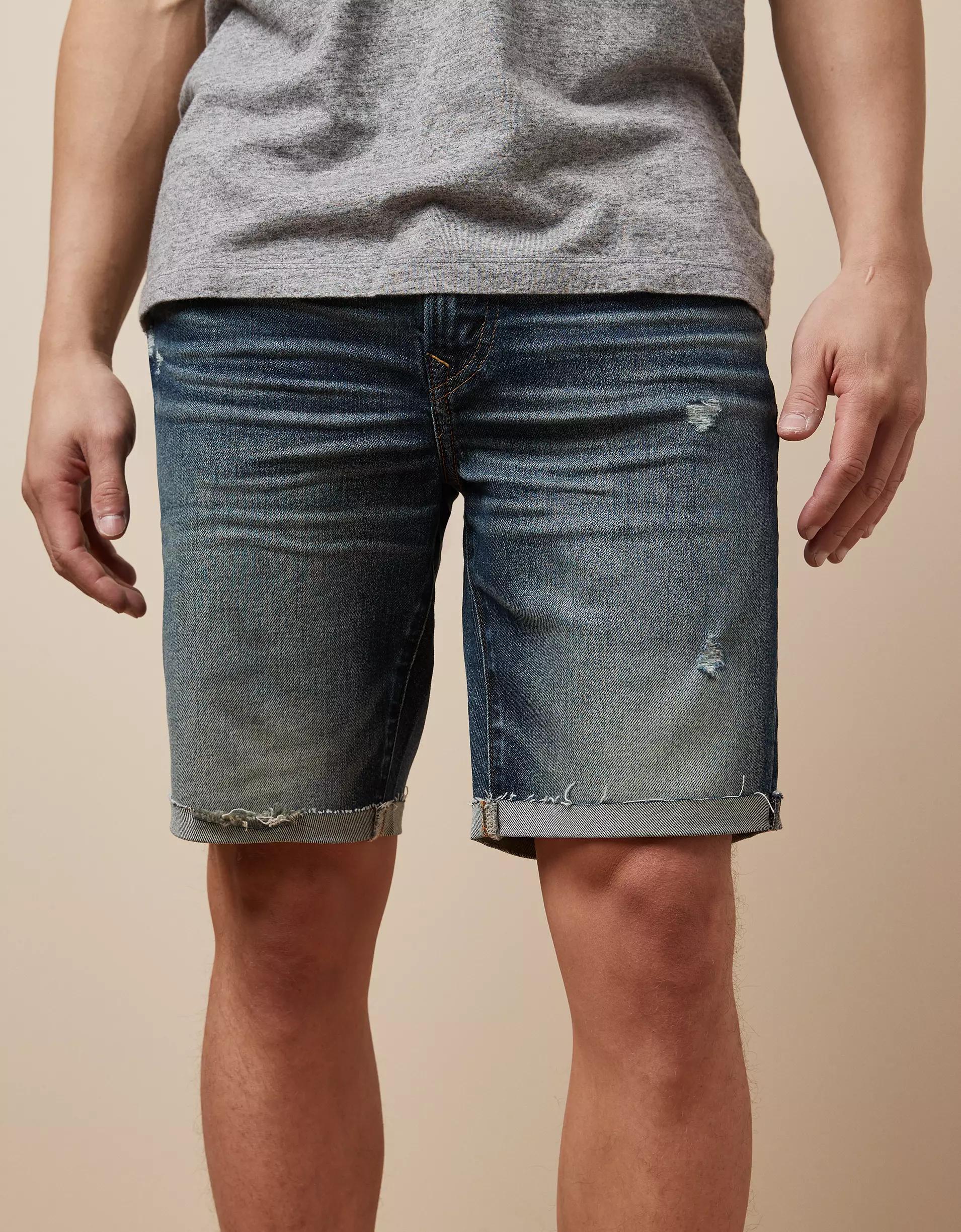 AE 9" AirFlex+ Ultrasoft Patched Denim Short Product Image