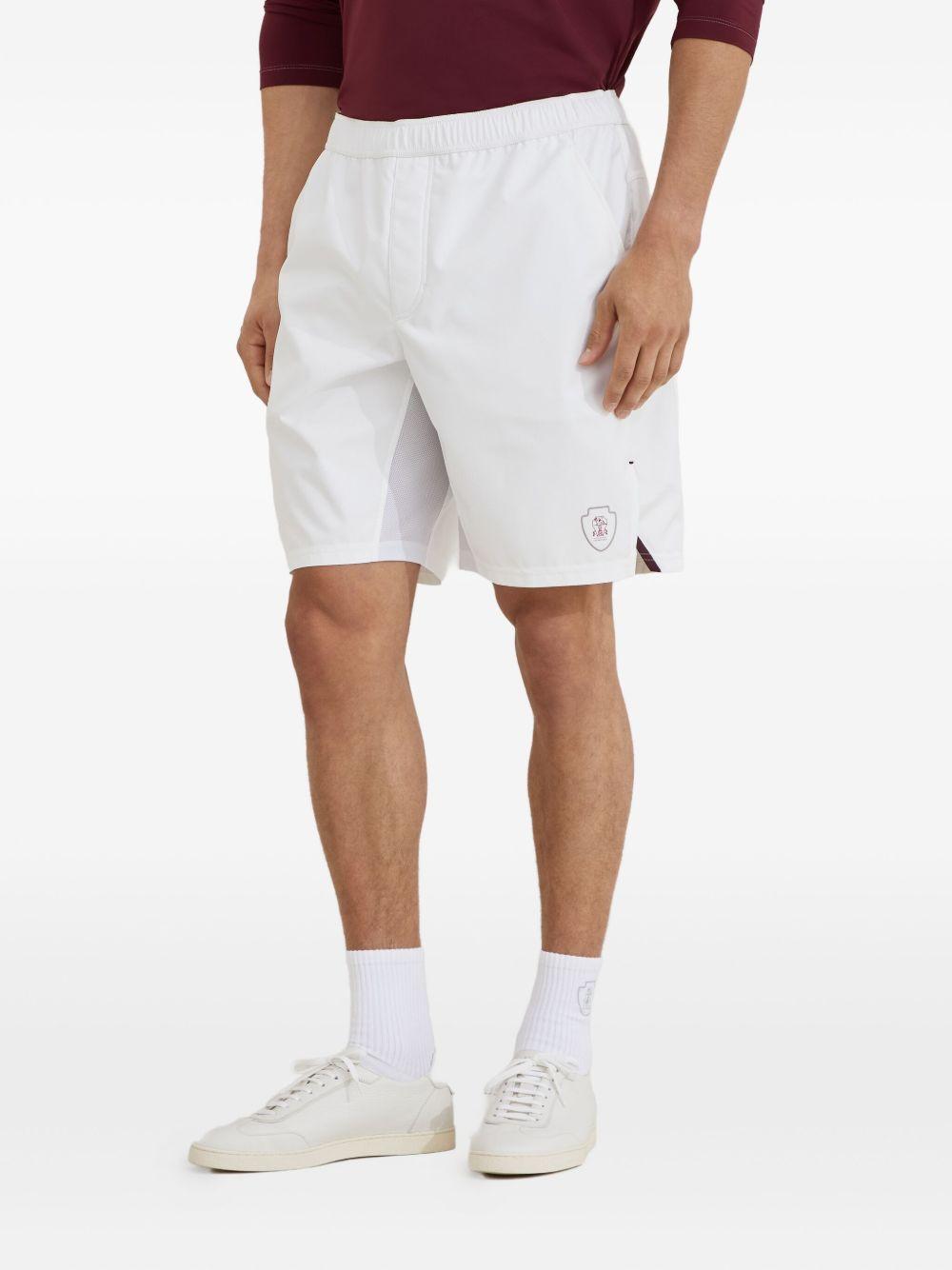 elastic-waist panelled shorts Product Image