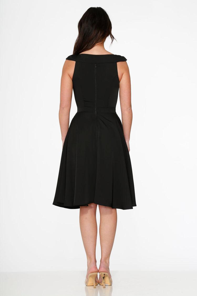 Black Occasional Swing Dress Product Image