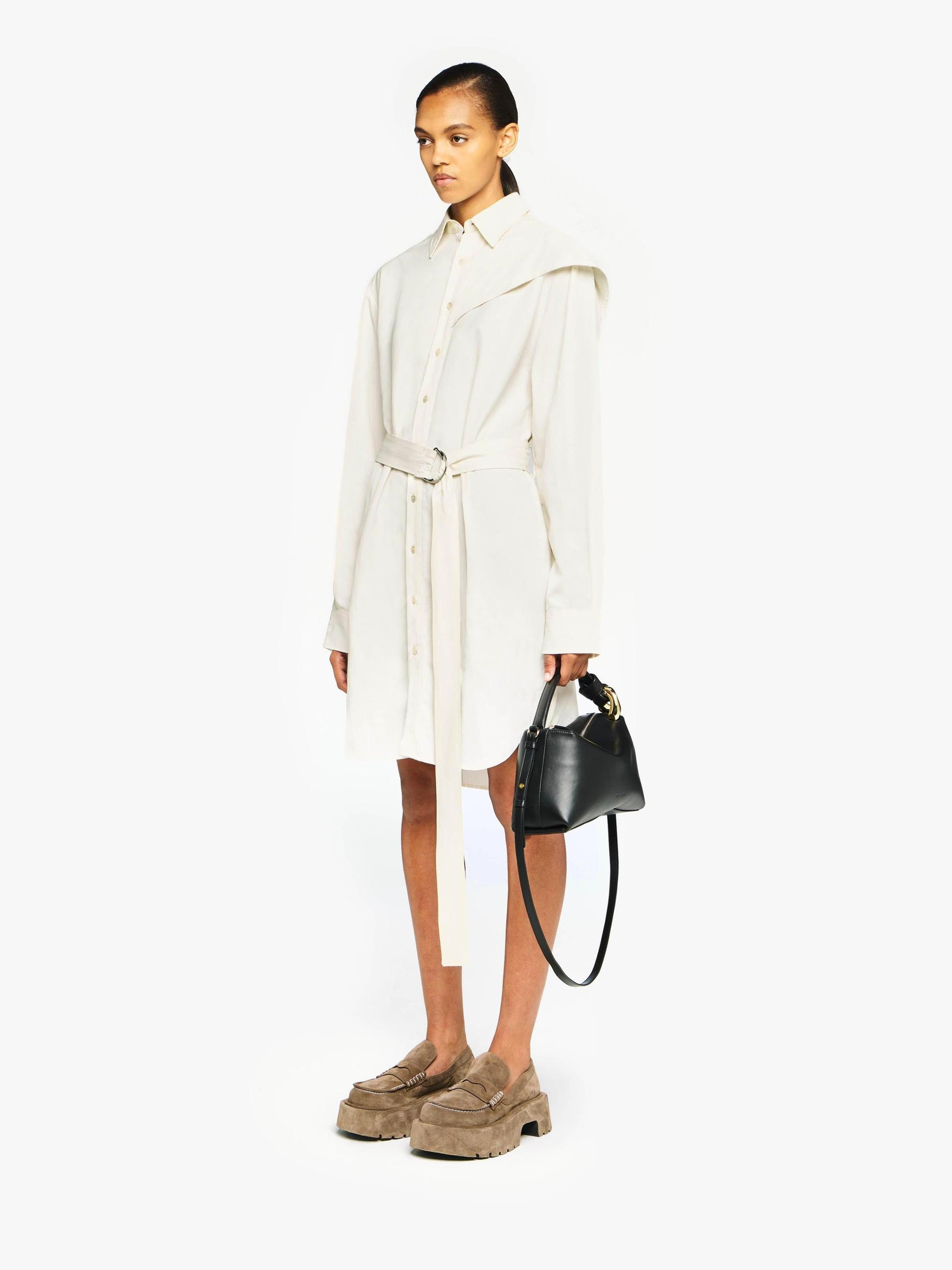 CAPE SHOULDER SHIRT DRESS Product Image