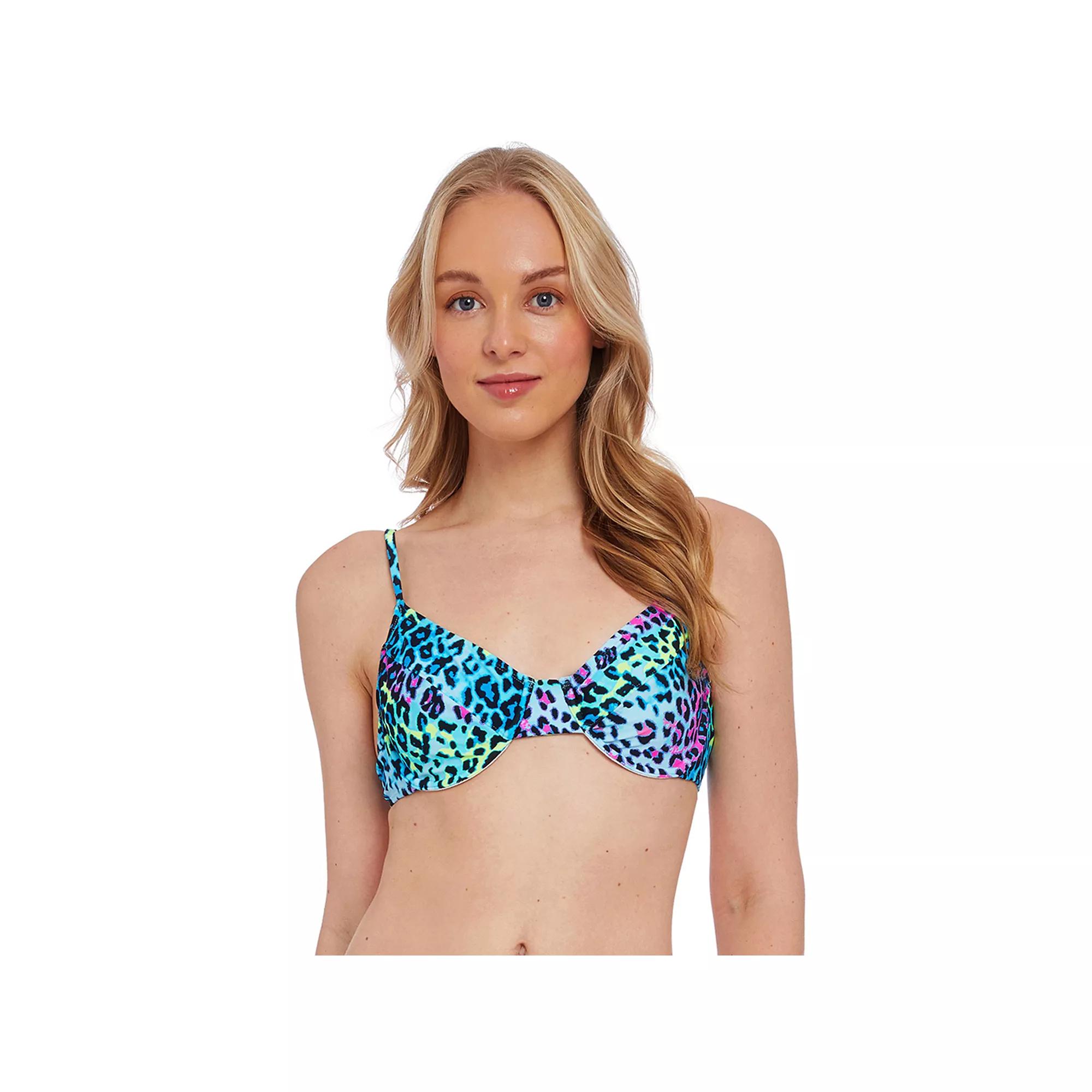 Juniors' Cyn & Luca Underwire Bikini Top, Women's, Size: Small, Multi Product Image