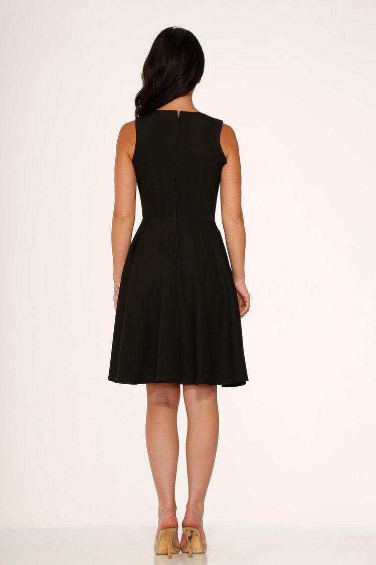 Rose Skulls Embroider Swing Dress Product Image