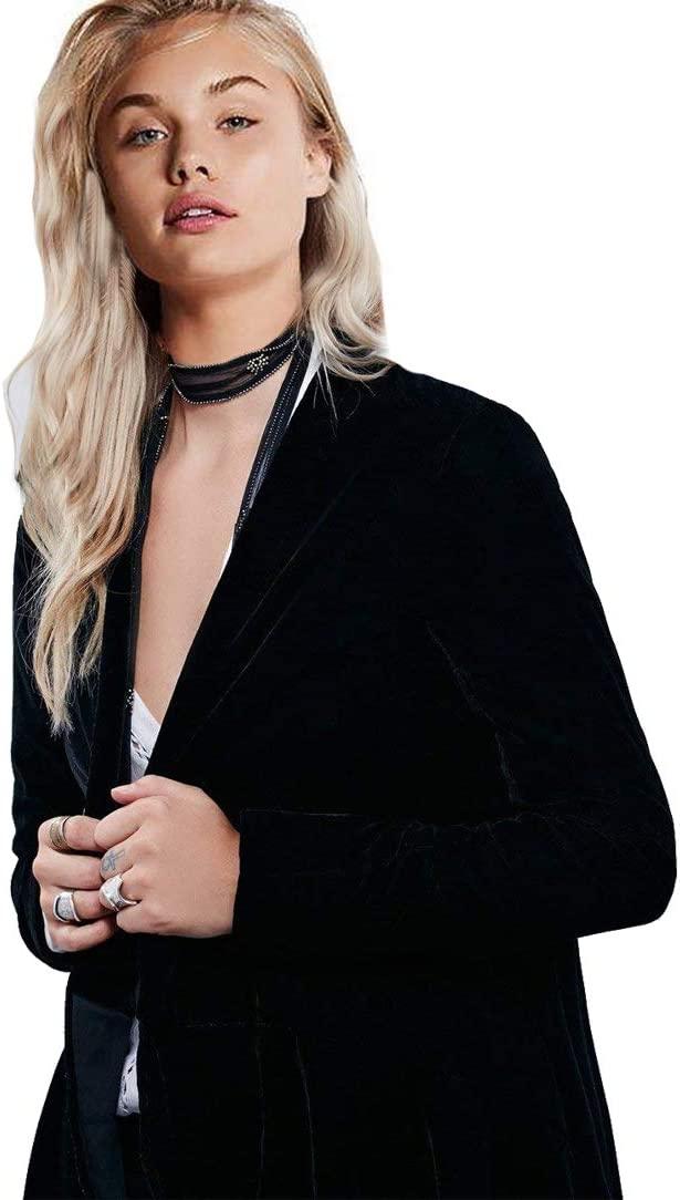 Anh Flirty Ruffle Midi Velvet Kimono Product Image